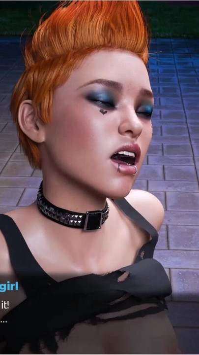 Unforgettable moment from "Milfs of Sunville #20 - Johannes had fun with the punk girl ... Johannes fucked Emma while the"
