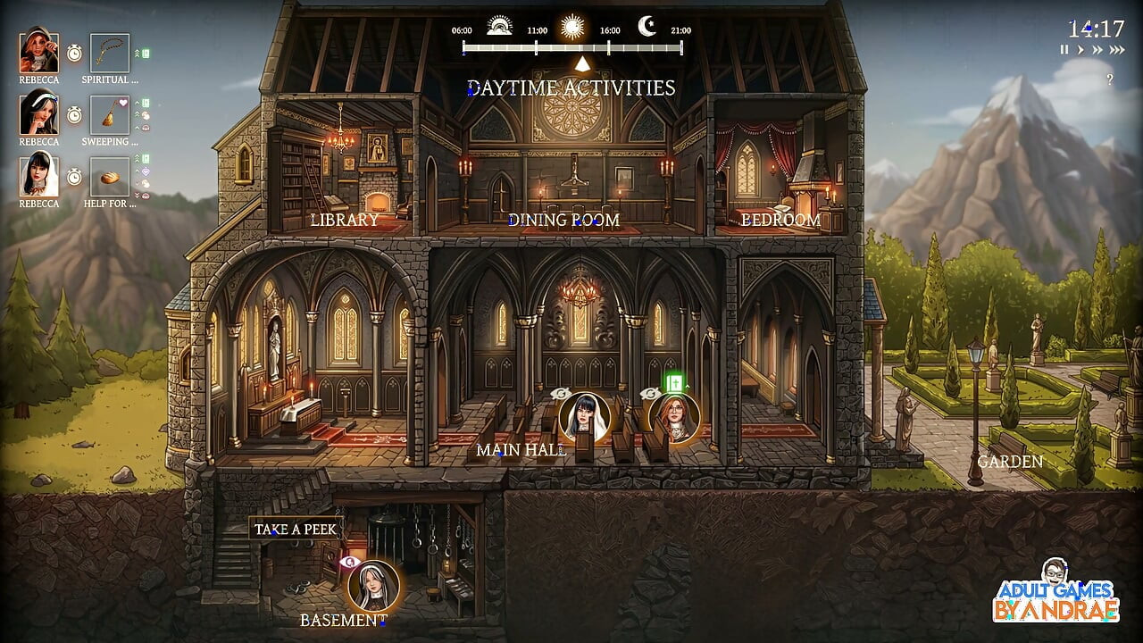Sisters in Sin Gameplay Parte 14 - Rebecca Segura a Chave Dentro De Sua Buceta