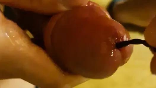 Pompa ve ses çalma seansı -- yumuşak silikon çubuklar
