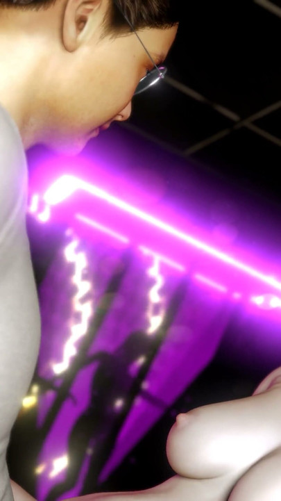Beautiful big breasted dancer cosplay bunny rabbit - 3D Animation 4K | Clip 2
