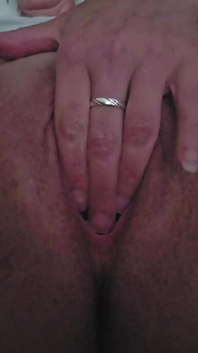 Maja the Cat caresses her sweet pussy