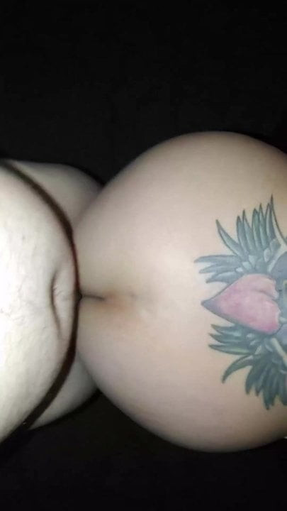 BBW doggie outside