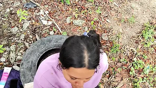 Я хотела пососать его хуй и трахнуть меня на улице, мне очень нравится, это