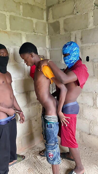 Twink Threesome Rough Riders
