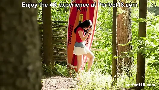 Тебе нравится, когда я так себя трогаю? Кэти Захри для Perfect18