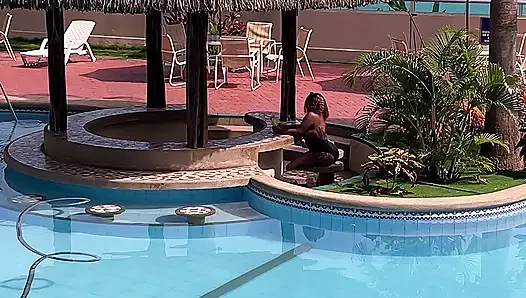 Alone with my best friend's Hot stepsister