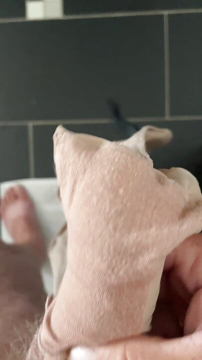 Gusset jerk off