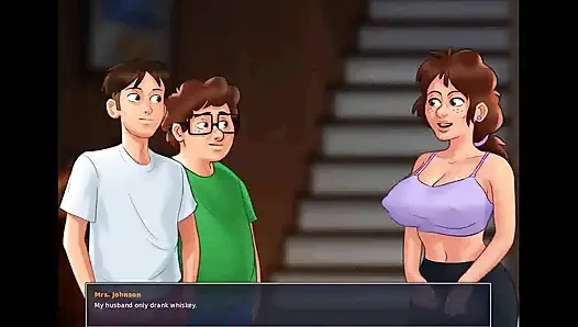 Kisah musim panas: main poker striptis bareng tante seksi ep 170