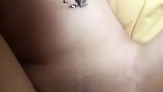 Pierced Nympho From France Double Penetrated