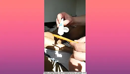 Kinky African MILF's peeing day, 01, part 1 (28:30)