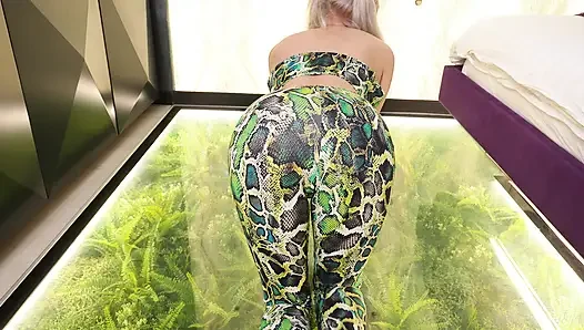 My Pussy Wants to Stretch on This Big Ball - Butt Plug - Beads in Pussy!