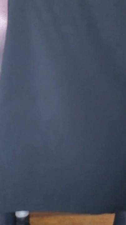 Long black lined office skirt | Clip 3