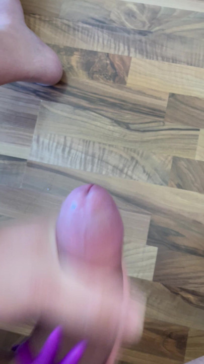 My girthy cock cumming