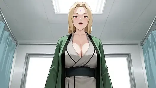 Tsunade membantu sasuke sembuh dengan footjob, vagina dan anal! Hentai Tanpa Sensor Naruto