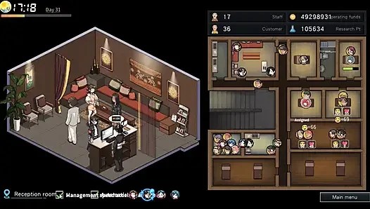 Şehvetli geleneksel masaj salonu - Enon'un erotik masajı sekse dönüşüyor (misako ile üçlü seks) - hentai oyunu