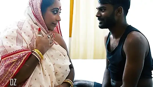 Üvey Anne Kırmızı Elle Yakalandı Ve Desi Tarzında Sikildi