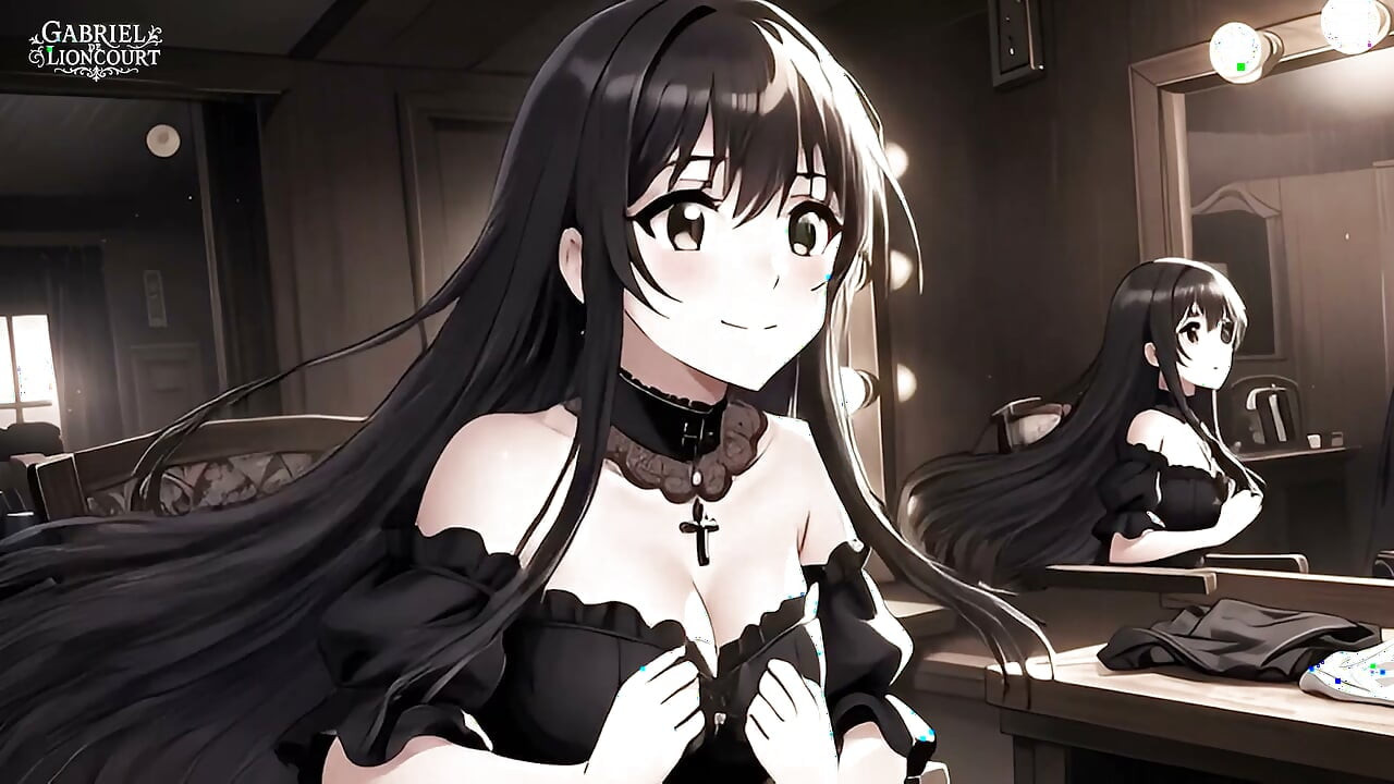 Goth mädchen-fan fickt rockstar hinter den kulissen - Hentai