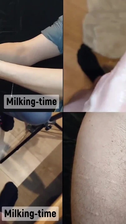 Captivating moment from "There's Dicks Everywhere! Split-Screen Cumpilation 2 (Milking-time)"