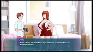 Sexnote-すべてのセックスシーンタブー変態ゲームPornplay Ep.10彼女の義理の妹の赤毛の顔に巨大な顔
