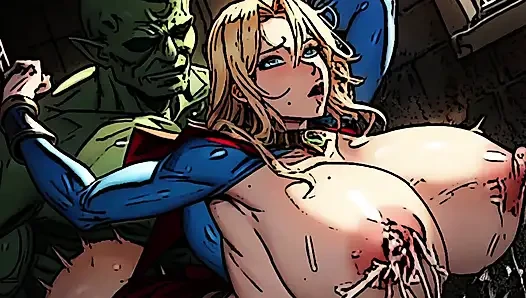 Superior Girl & Wonderful Woman Milk Each Other's Big Natural Tits In New Spicy Toons Movie