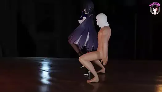 Genshin Impact - Raiden - Baile + Sexo (3D HENTAI)
