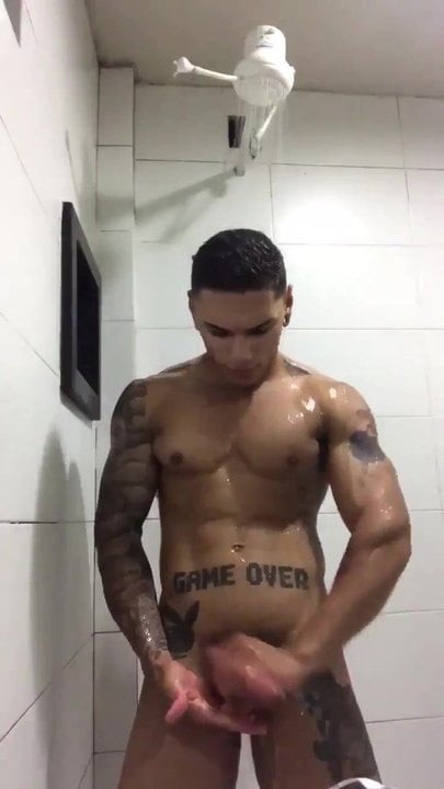 en la ducha