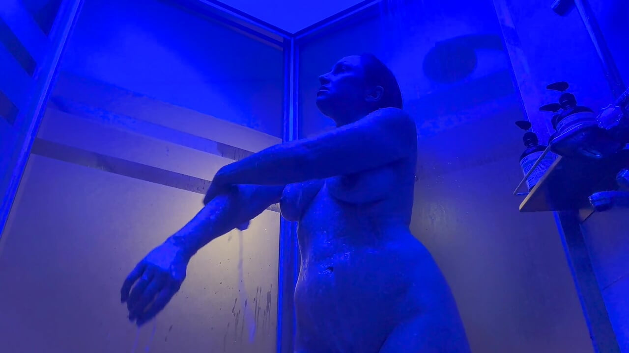 Naked in Space - Nude Shower From Orbit!!