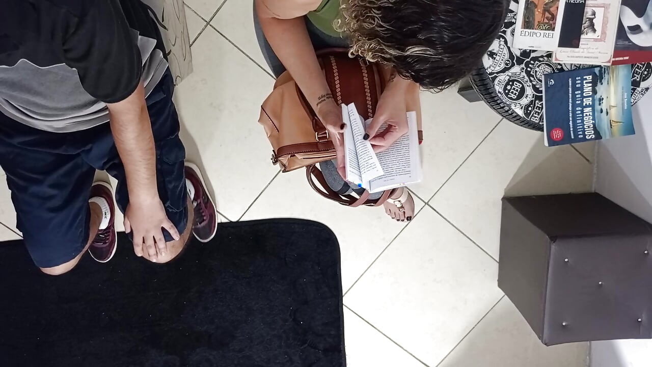 Onverwachte seks in de wachtkamer met een vreemde.