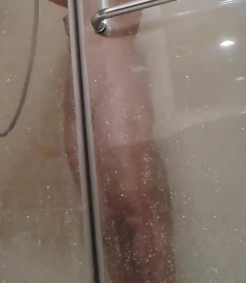 showering