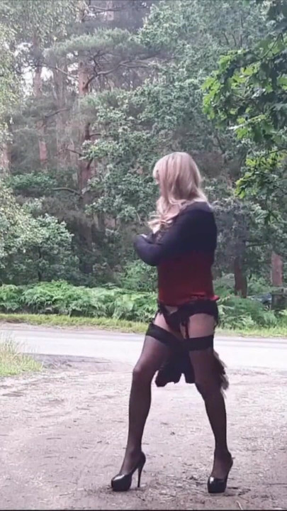 Must-share moment from "Tranny Stripping by the Roadside"