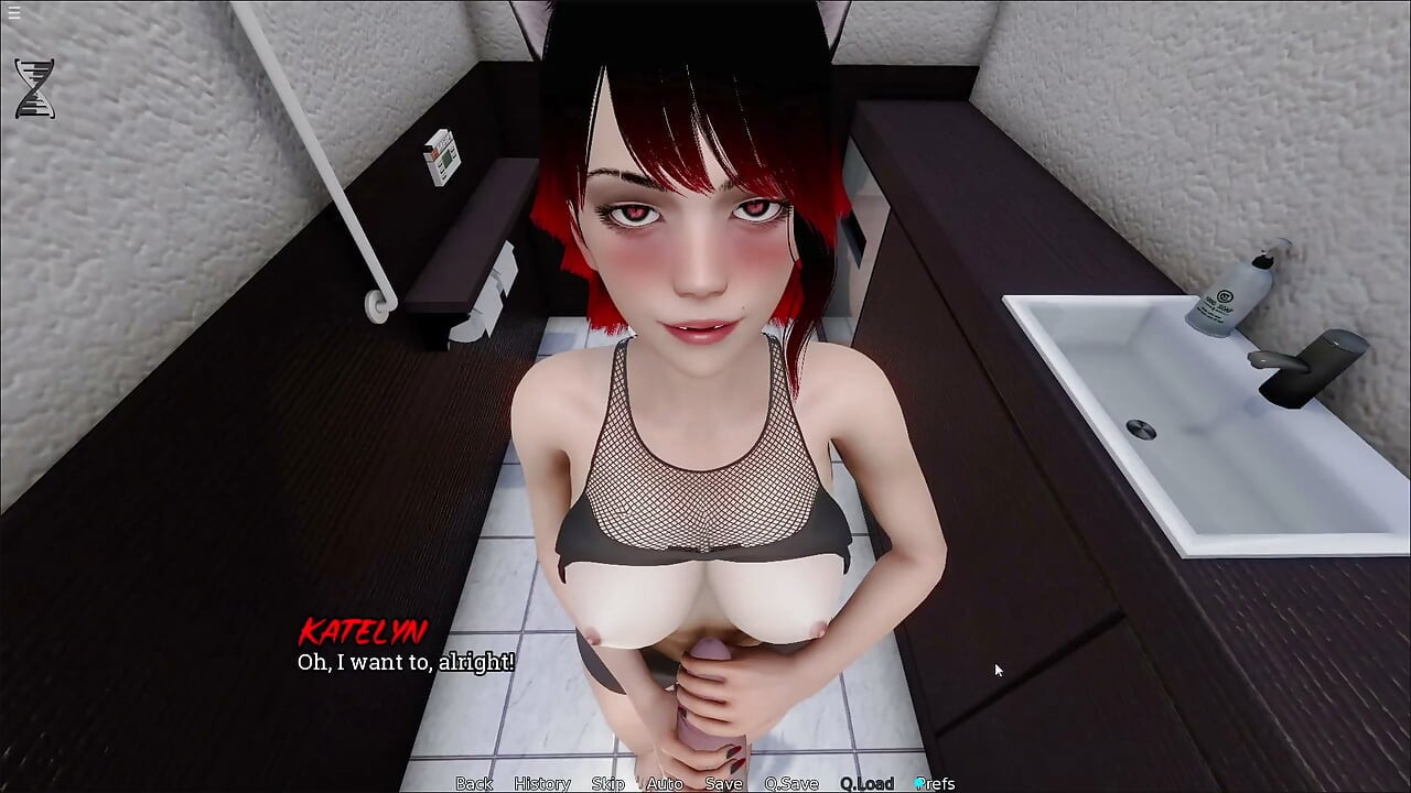 Stepsister Helping Her 18 Plus Stepbro With Mouth Inside Toilet