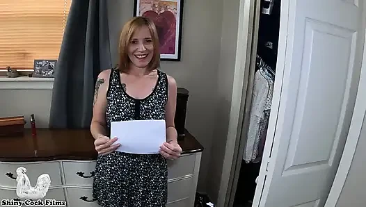 Stepson Tricks Stepmom with Zentai Suit - Jane Cane, Shiny Cock Films