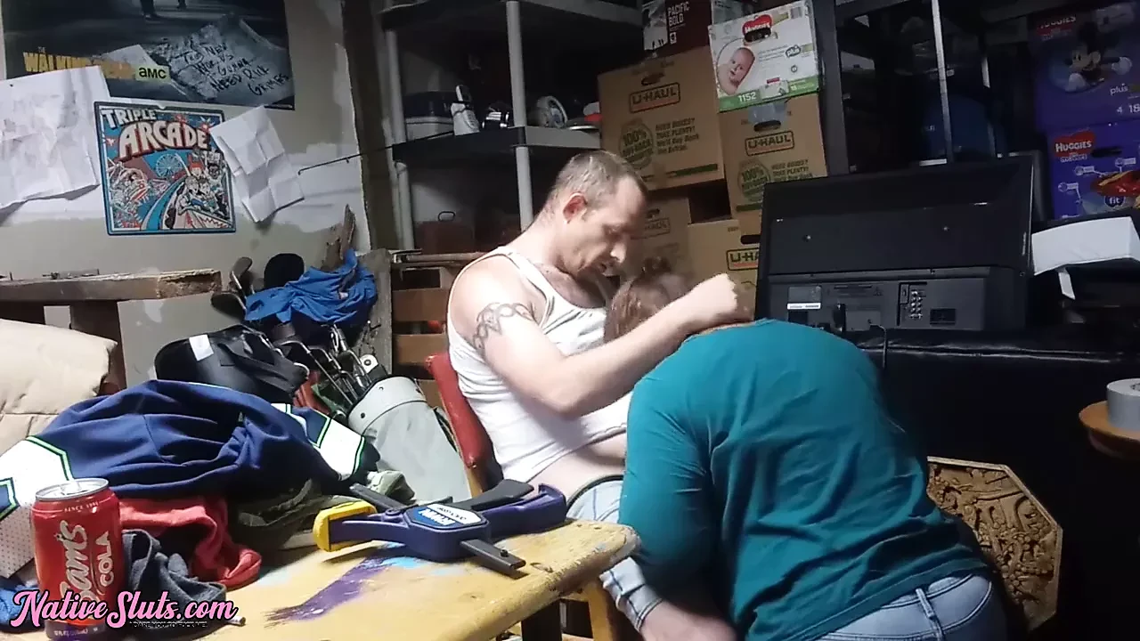 BBW MOM Fucks Dad in Store Room - Family Sex