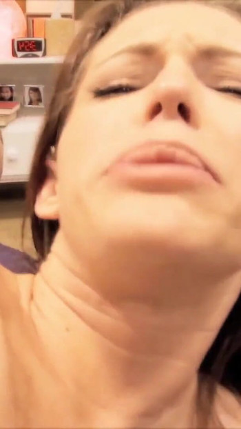 Iconic moment from "Hot Huge Boobs Stepmom Jenny Seduce Big Dick Step Son to Fuck"