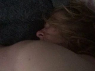 Girlfriend up the ass from behind