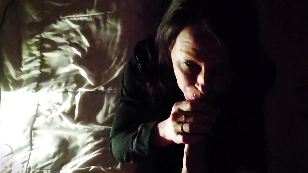 Smoking Blowjob in the Dark