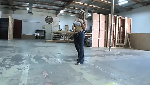 Lusty babe with big boobs is ready to please her man and then get her warm sauce