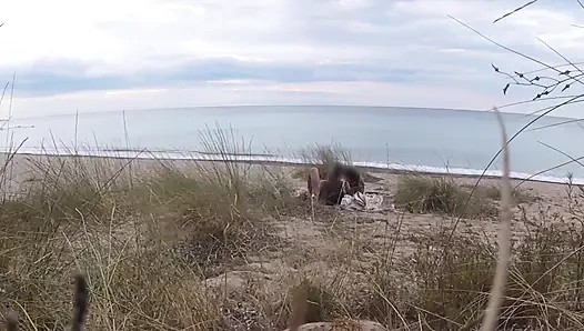 Fransız öğretmen sürtük çıplak plajda amatör sakso çekiyor yabancıyla boşalma - misscreamy