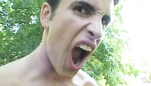 Guy Rams Latina and Girlfriend on Park Table