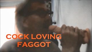 BORN TO BE A COCK SUCKING FAGGOT