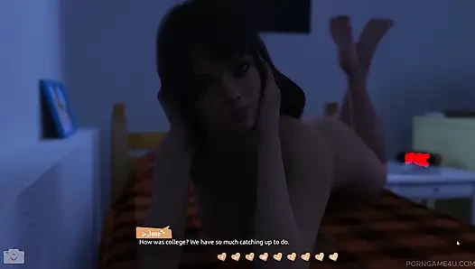 Неожиданный звонок! Мое дикое лето в Red Falls Camp с этими великолепными красотками-помощь красотками-часть. 2-Xred Игры от Porngame4u