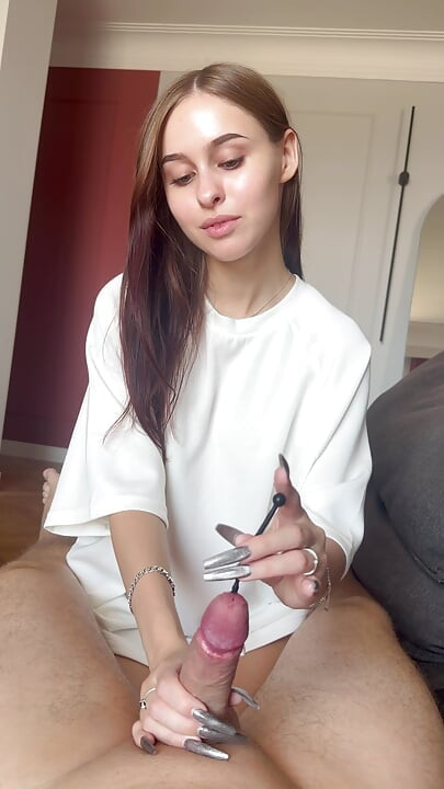 Ria Reigns holding all the control, letting you throb while I take my time