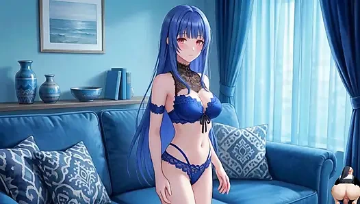 Pretty Young Girl Sharing Passionate Moments AI Hentai