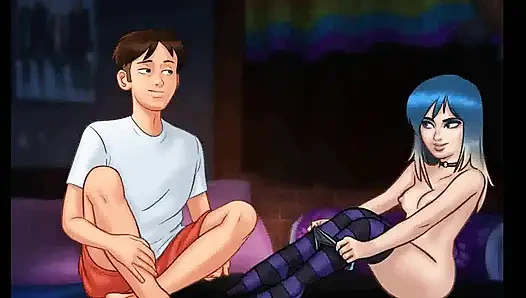 SummerTime Saga: Я хочу, чтобы ты была моей первой, возбужденной девственницей трахнул большой член, эпизод 149