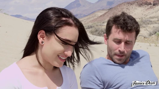James Deen gives Gabriella solace with his huge cock