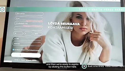 Finlandiya'dan porno: genç temizlikçi hizmetçi adam tarafından sikiliyor