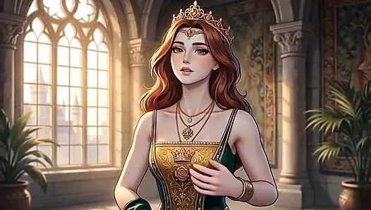 Putri AI panas membiarkan Anda menidurinya di istananya