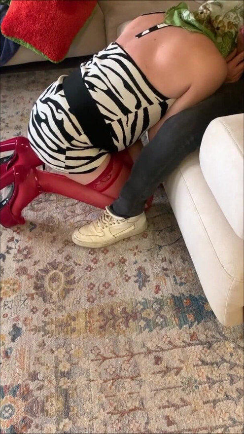 I licked the pizza boy's hairy balls | Clip 2
