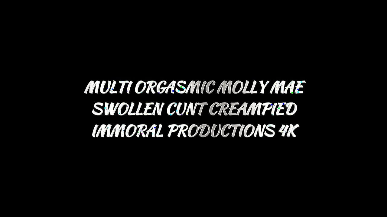 Multi Orgasmsic Mae Swollen Cunt Creampied