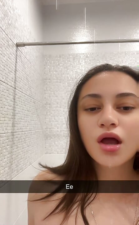 Cum with Me in Snapchat Shower